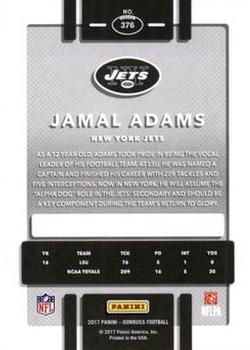 2017 Donruss - Jersey Number #376 Jamal Adams Back