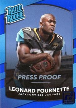 2017 Donruss - Press Proof Blue #319 Leonard Fournette Front