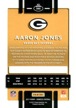 2017 Donruss - Press Proof Gold #385 Aaron Jones Back