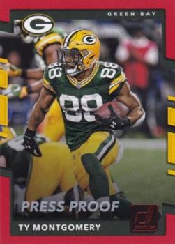 2017 Donruss - Press Proof Red #72 Ty Montgomery Front