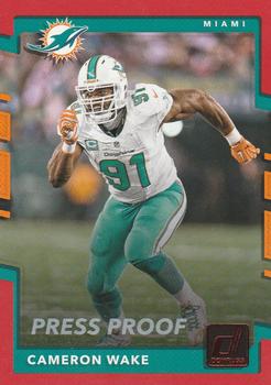 2017 Donruss - Press Proof Red #85 Cameron Wake Front