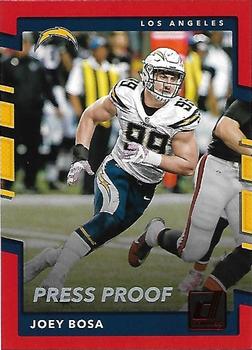2017 Donruss - Press Proof Red #154 Joey Bosa Front