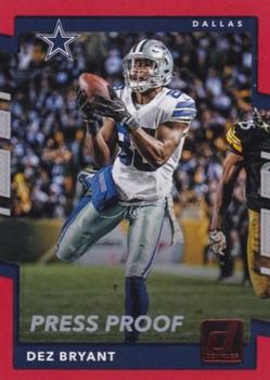 2017 Donruss - Press Proof Red #245 Dez Bryant Front