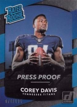 2017 Donruss - Press Proof Silver #316 Corey Davis Front