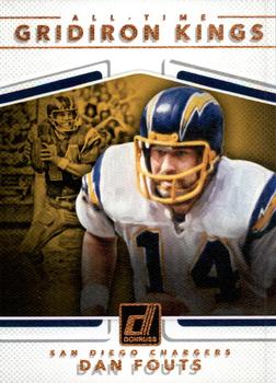 2017 Donruss - All-Time Gridiron Kings #21 Dan Fouts Front