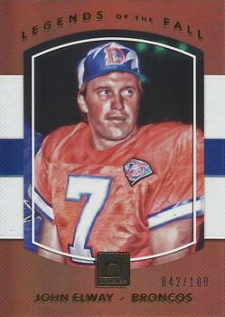 2017 Donruss - Legends of the Fall Holo #10 John Elway Front