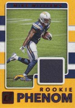 2017 Donruss - Rookie Phenom Jerseys Red #4 Mike Williams Front