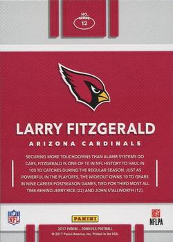 2017 Donruss - Team Heroes #12 Larry Fitzgerald Back