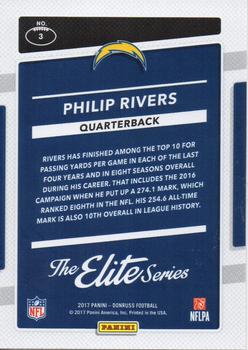 2017 Donruss - The Elite Series #3 Philip Rivers Back