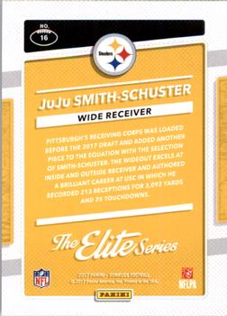 2017 Donruss - The Elite Series Rookies #16 JuJu Smith-Schuster Back