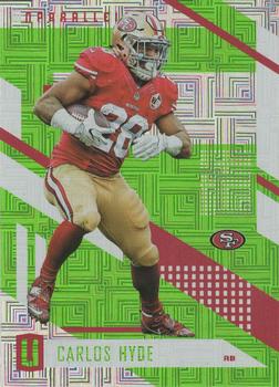2017 Panini Unparalleled - Lime Green #191 Carlos Hyde Front