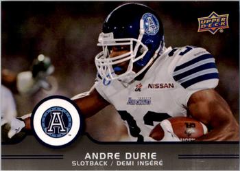 2016 Upper Deck CFL #78 Andre Durie Front