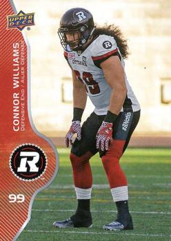 2017 Upper Deck CFL #124 Connor Williams Front