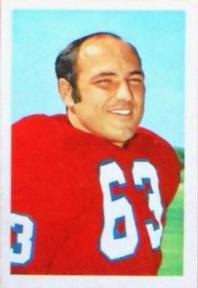 1971 NFLPA Wonderful World Stamps #108 Dave Costa Front