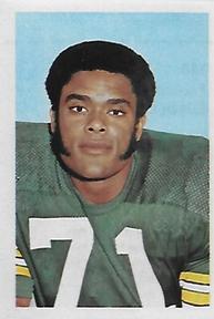 1971 NFLPA Wonderful World Stamps #148 Francis Peay Front