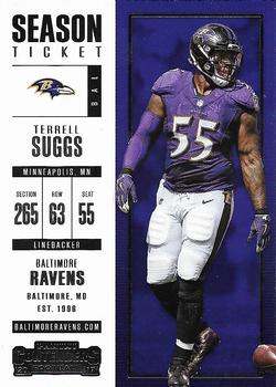 2017 Panini Contenders #39 Terrell Suggs Front