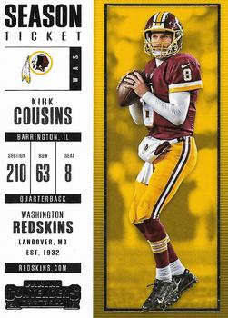 2017 Panini Contenders #86 Kirk Cousins Front