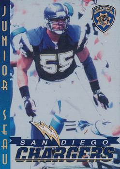 1997 San Diego Chargers Police #1 Junior Seau Front