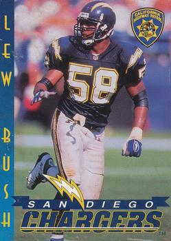 1997 San Diego Chargers Police #14 Lewis Bush Front