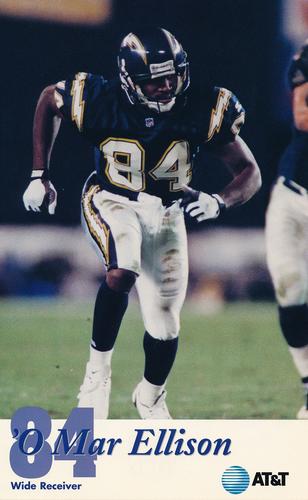 1995 San Diego Chargers #NNO 'Omar Ellison Front