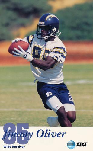 1995 San Diego Chargers #NNO Jimmy Oliver Front