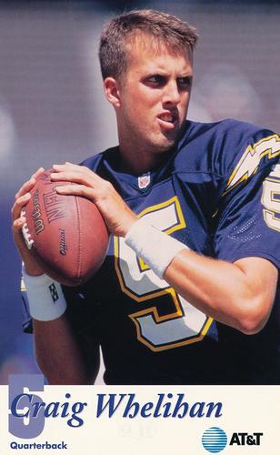 1995 San Diego Chargers #NNO Craig Whelihan Front