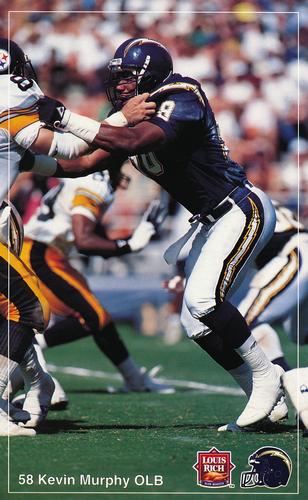 1992 Louis Rich San Diego Chargers #NNO Kevin Murphy Front