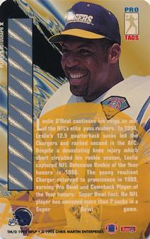 1994 Pro Mags San Diego Chargers #NNO Leslie O'Neal Back