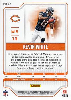 2017 Donruss Certified Cuts #28 Kevin White Back