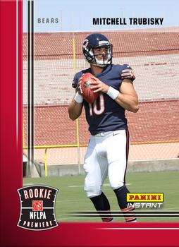 2017 Panini Instant NFL - Rookie Premiere RPS #RPS-1 Mitchell Trubisky Front