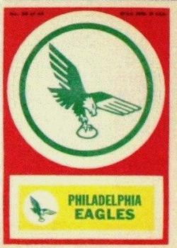 1968 Topps Test Team Patches #30 Philadelphia Eagles Front