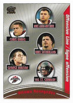 2004 Pacific CFL #62 Mike Abou-Mechrek / Chris Burns / Mike Sutherland / George Hudson / Val St. Germain Front