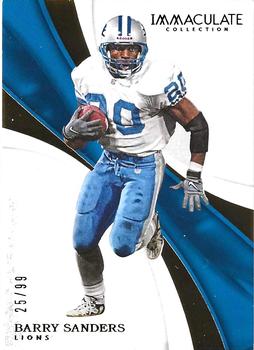 2017 Panini Immaculate Collection #33 Barry Sanders Front