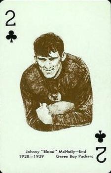 1963 Stancraft Playing Cards - Green Backs #2♣ Johnny McNally Front