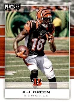 2017 Panini Playoff #18 A.J. Green Front
