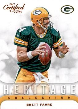 2017 Donruss Certified Cuts - Heritage Collection #12 Brett Favre Front