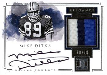 2017 Panini Impeccable - Elegance Retired Patch Autos #ERP-MD Mike Ditka Front