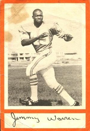1967 Royal Castle Miami Dolphins #NNO Jim Warren Front
