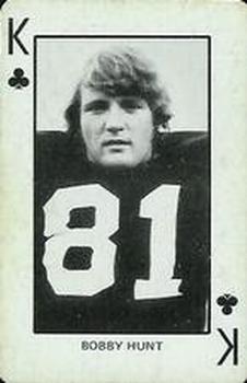 1974 Colorado Buffaloes Playing Cards - Gold Backs #K♣ Bobby Hunt Front