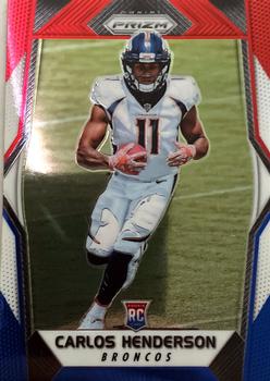 2017 Panini Prizm - Prizm Red, White and Blue #233 Carlos Henderson Front