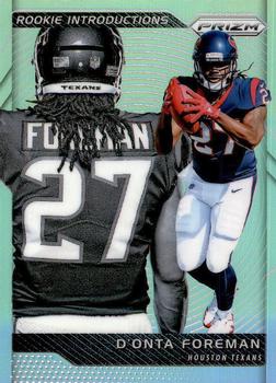 2017 Panini Prizm - Rookie Introductions Prizm #11 D'Onta Foreman Front
