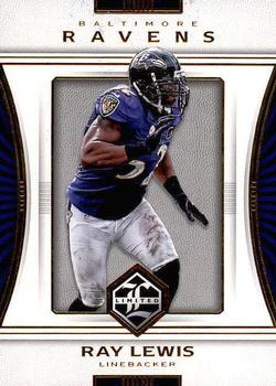 2017 Panini Limited #3 Ray Lewis Front