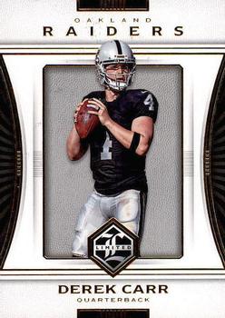 2017 Panini Limited #48 Derek Carr Front