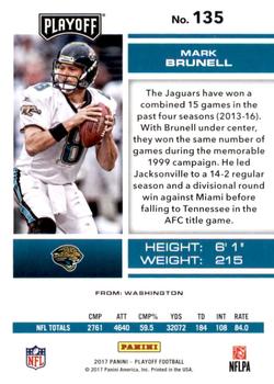 2017 Panini Playoff - 4th Down #135 Mark Brunell Back