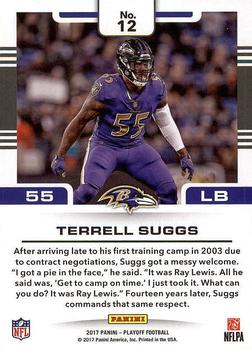 2017 Panini Playoff - Gridiron Force #12 Terrell Suggs Back