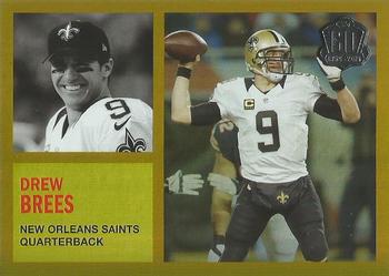2015 Topps - 60th Anniversary Gold #T60-DB Drew Brees Front