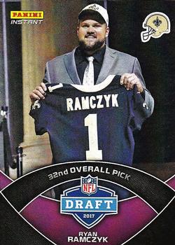 2017 Panini Instant NFL - NFL Draft Purple #DP32 Ryan Ramczyk Front