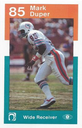 1984 Miami Dolphins Police #NNO Mark Duper Front
