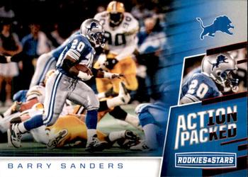 2017 Panini Rookies & Stars - Action Packed #9 Barry Sanders Front