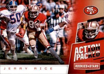2017 Panini Rookies & Stars - Action Packed #13 Jerry Rice Front